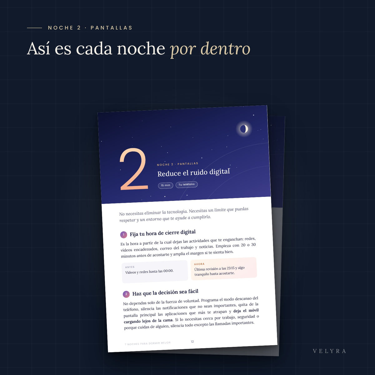 7 noches para dormir mejor