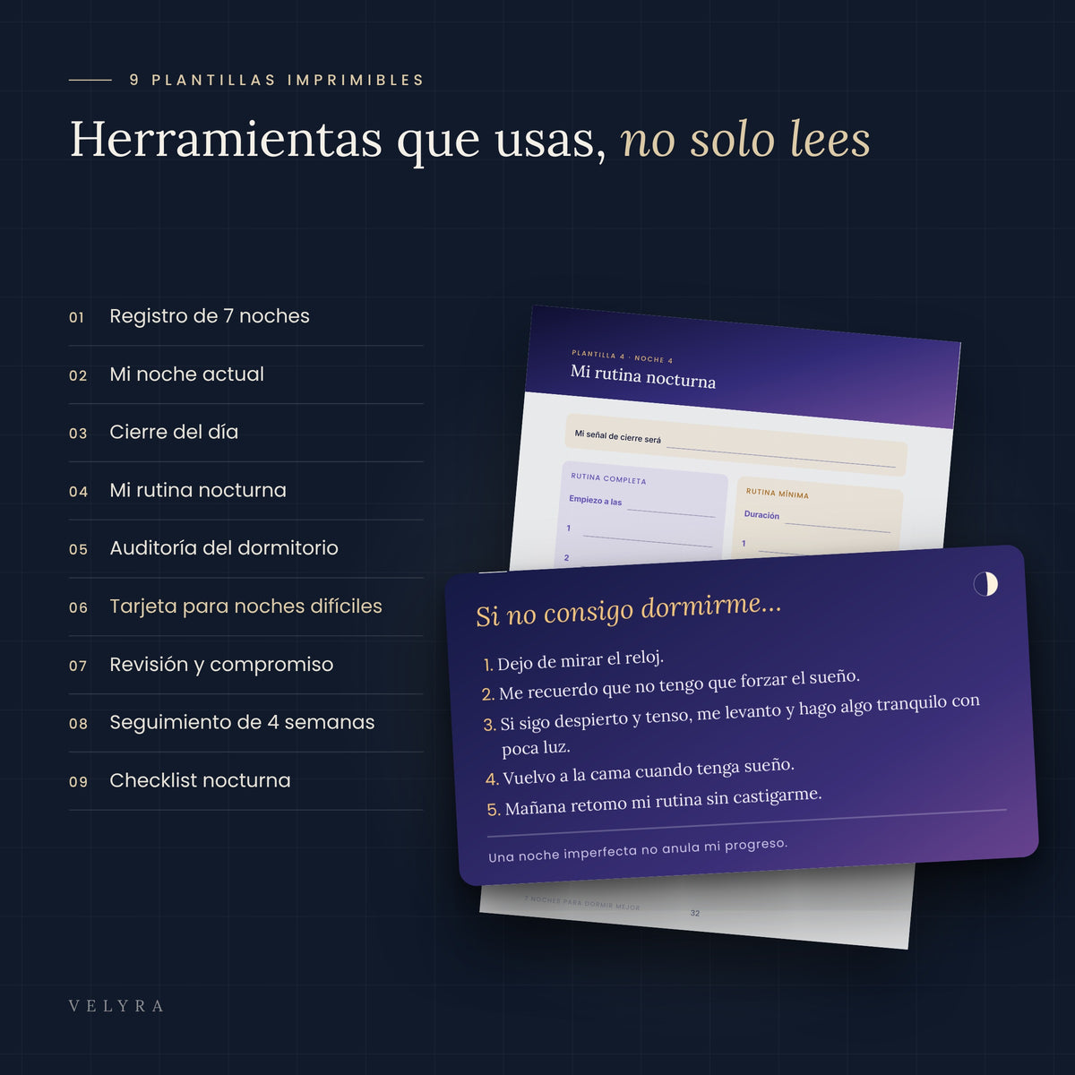 7 noches para dormir mejor